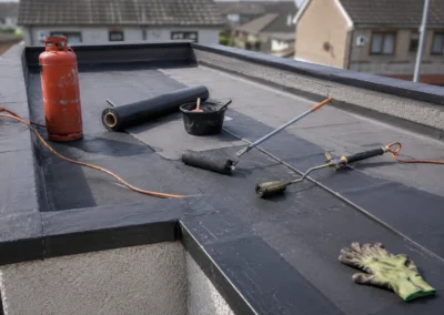 flat roof repeiring in Dublin north by oshea roofing