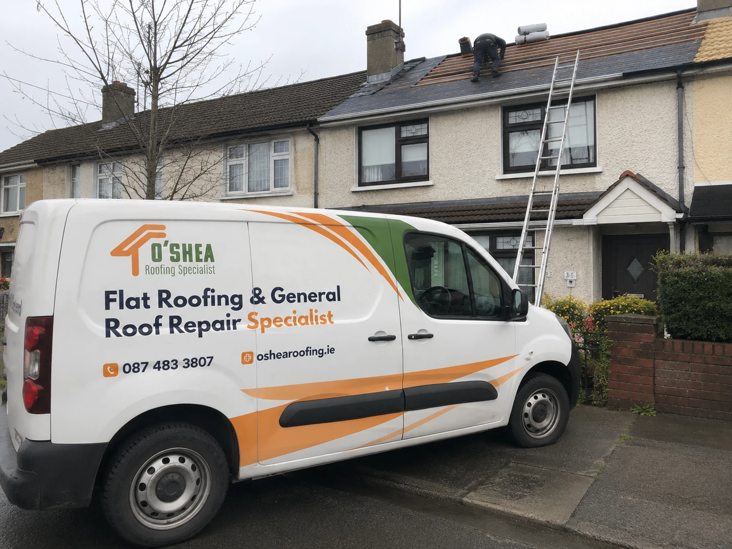 oshea roofers are fixing roof in Dublin north