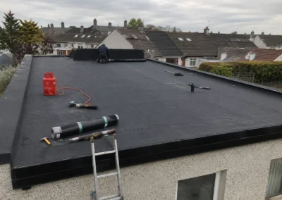 oshea roofing is fixing customer roof in dublin north